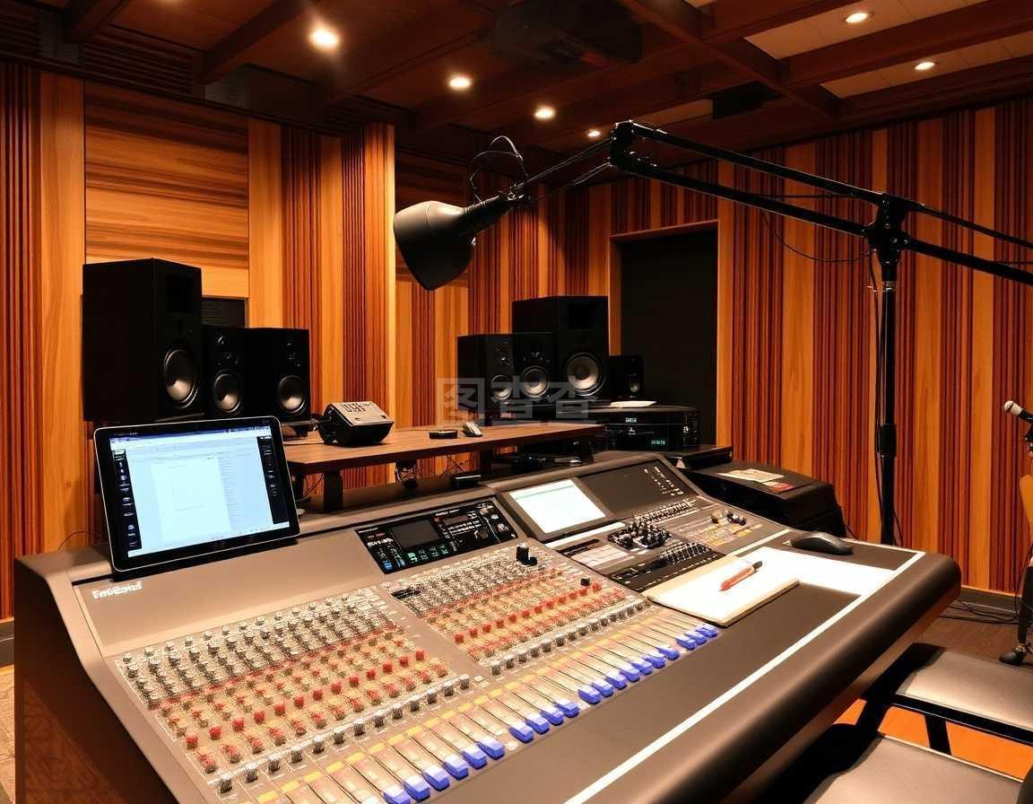 錄音棚混音臺 專業(yè)音樂制作的核心工具